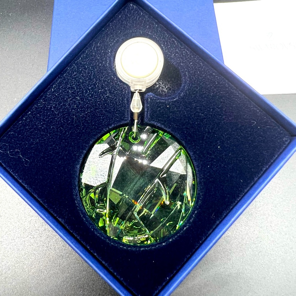 Swarovski Crystal Sun Catcher Ornament Bamboo Green #905542